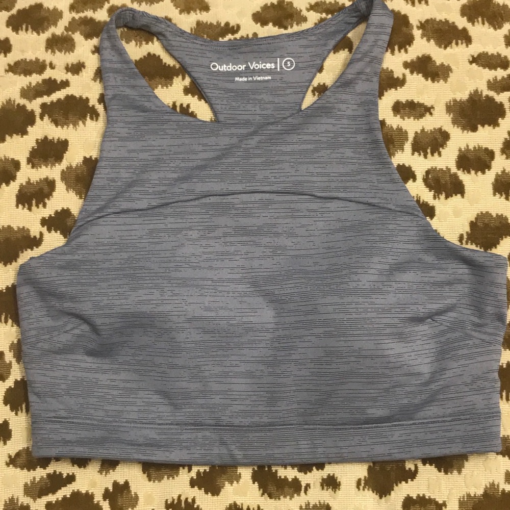 Outdoor Voices tech sweat bra Small